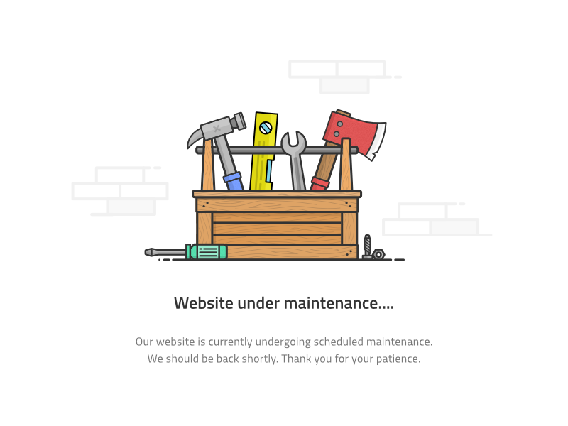 Website under maintenance